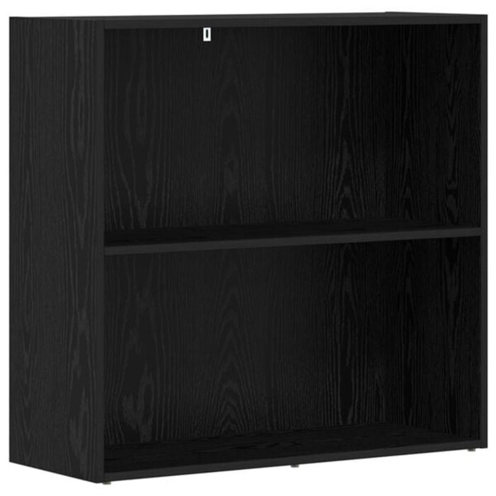 Vidaxl Modernes Bücherregal Schwarz-Eiche 80x30x76,5 cm - 33% Rabatt