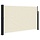 Ausziehbare Seitenmarkise 120x500 cm Creme - 34% Rabatt