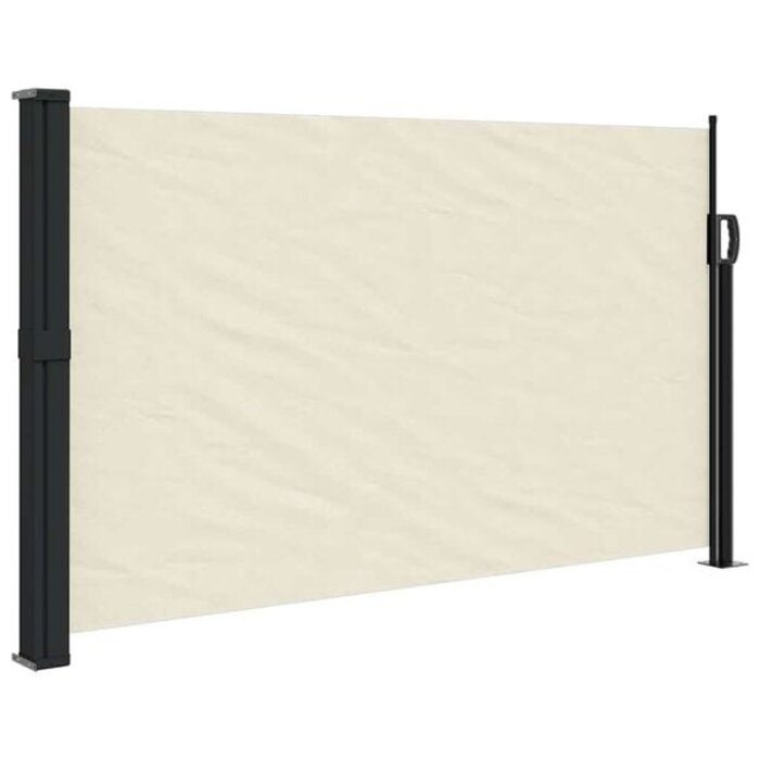 Vidaxl Ausziehbare Seitenmarkise 120x500 cm Creme - 34% Rabatt