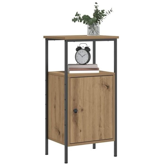 Vidaxl 2er Set Nachtschränke Artisan-Eiche 41x31x80 cm - 34% Rabatt