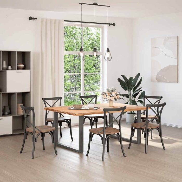 Vidaxl U-förmige Tischbeine 2er-Set 100x73 cm Anthrazit - 34% Rabatt