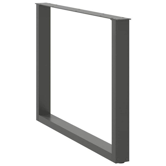 Vidaxl U-förmige Tischbeine 2er-Set 100x73 cm Anthrazit - 34% Rabatt