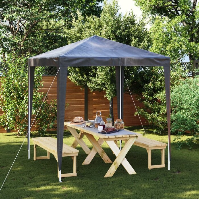 Vidaxl Profi-Partyzelt 2x2 m Anthrazit - 33% Rabatt
