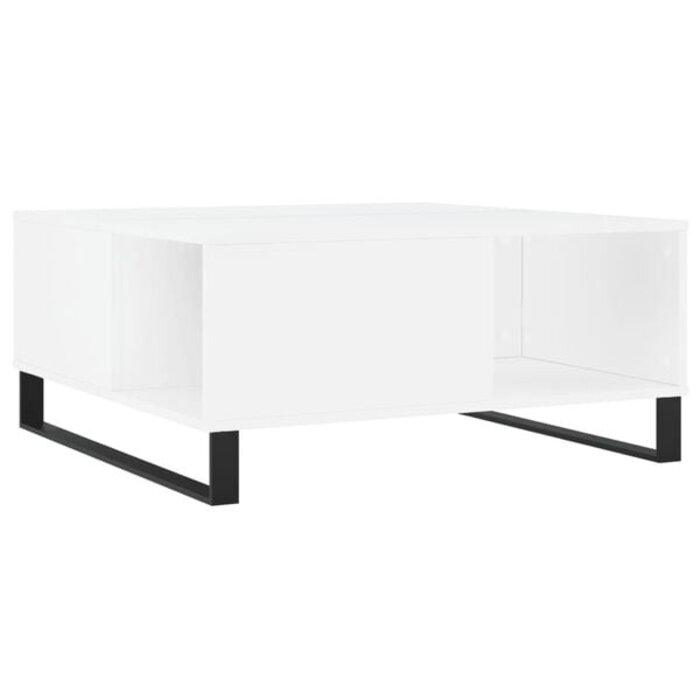 Vidaxl Moderner Couchtisch 80x80 cm in Weiß - 34% Rabatt