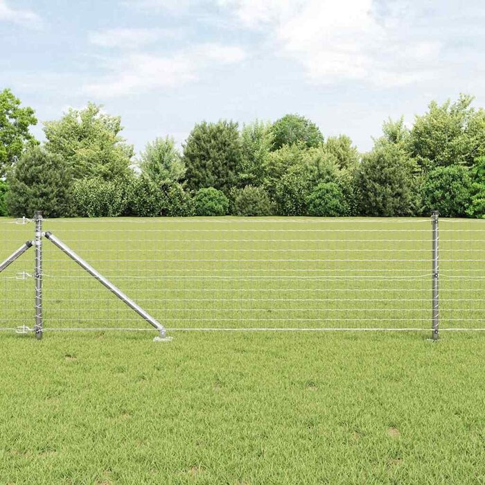 Vidaxl Zaunpfosten-Set 13-tlg. 60 cm verzinkter Stahl - 34% Rabatt