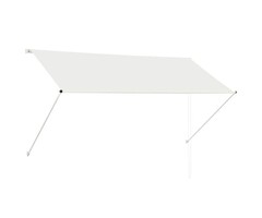 Vidaxl Ausziehbare Markise 250x150 cm Creme - 35% Rabatt