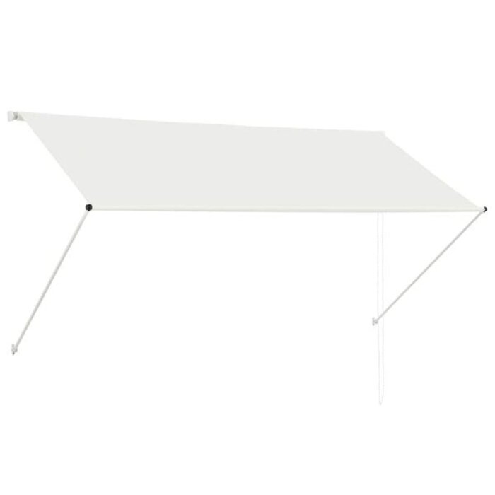 Vidaxl Ausziehbare Markise 250x150 cm Creme - 34% Rabatt auf Retourenware