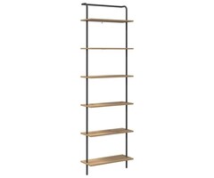 Vidaxl Industrie-Bücherregal Artisan Eiche & Stahl - 6 Ebenen - 40% Rabatt