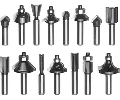 15-teiliges Oberfräser-Set 8 mm Schaft - 31% Rabatt
