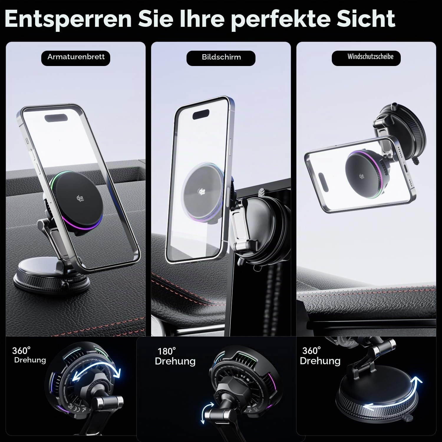 MagSafe KFZ-Lader 25W mit TEC-Kühlung & 360° Drehung - 80% Rabatt