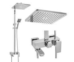 Viking Choice Luxus Duschsystem mit Regendusche & Wannenarmatur - 23% Rabatt
