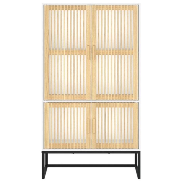 Vidaxl Hochschrank 70x35x125 cm in Weiß - Skandinavisches Design - 35% Rabatt