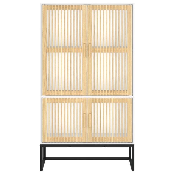Vidaxl Hochschrank 70x35x125 cm in Weiß - Skandinavisches Design - 35% Rabatt