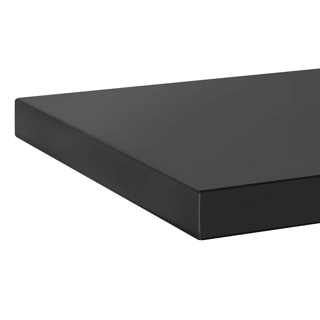 Vidaxl Wandregal 2er Set 50x30 cm Edelstahl Schwarz - 33% Rabatt