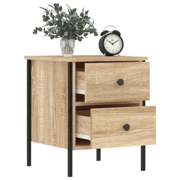 Vidaxl Nachtschrank Sonoma-Eiche 40x42x50 cm - 32% Rabatt