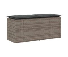 Vidaxl Gartenbank mit Kissen 110x40x44 cm Grau - 34% Rabatt auf Retoure