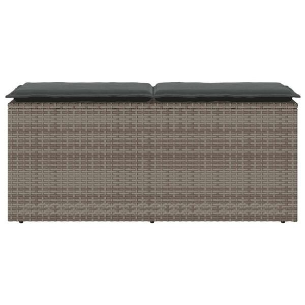 Vidaxl Gartenbank mit Kissen 110x40x44 cm Grau - 34% Rabatt auf Retoure