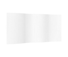 Vidaxl Bambus Raumteiler 165x400 cm Weiß - 41% Rabatt