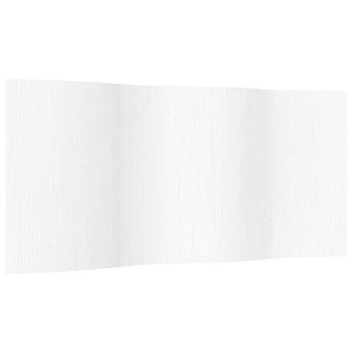 Vidaxl Bambus Raumteiler 165x400 cm Weiß - 34% Rabatt