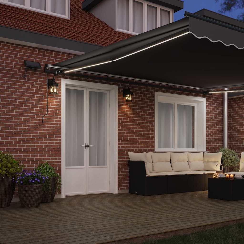 Vidaxl Ausfahrbarer Markisenrahmen 400x350 cm Aluminium Antrazit - 35% Rabatt