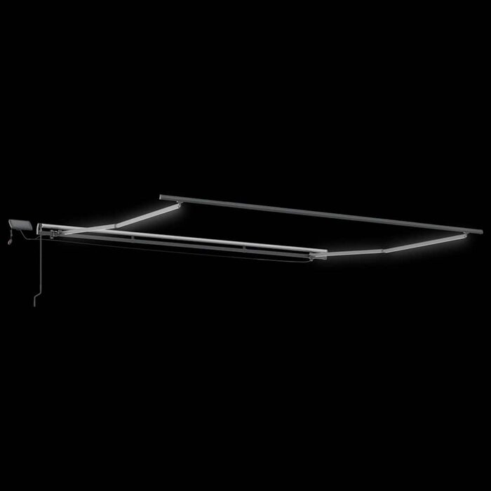 Vidaxl Ausfahrbarer Markisenrahmen 400x350 cm Aluminium Antrazit - 35% Rabatt