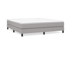 Vidaxl Stoff-Bettgestell Hellgrau 160x200 cm - 40% Rabatt