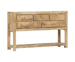 Vidaxl Sideboard aus massivem Mangoholz 120x30x75 cm - 41% Rabatt