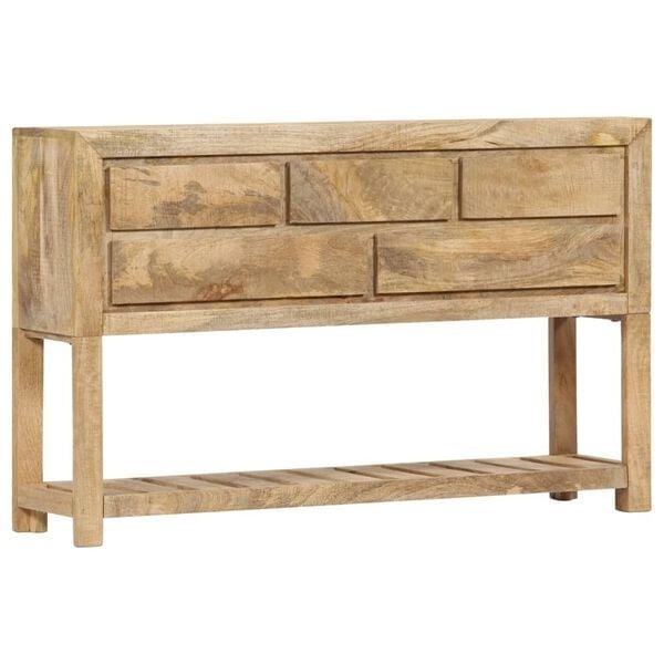 Vidaxl Sideboard aus Mangoholz 120x30x75 cm mit 5 Schubladen - 35% Rabatt