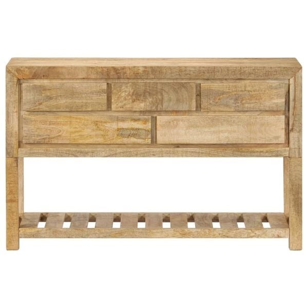 Vidaxl Sideboard aus Mangoholz 120x30x75 cm mit 5 Schubladen - 35% Rabatt
