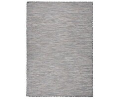 Vidaxl Außenteppich 160x230 cm Braun-Blau Flachgewebe - 33% Rabatt