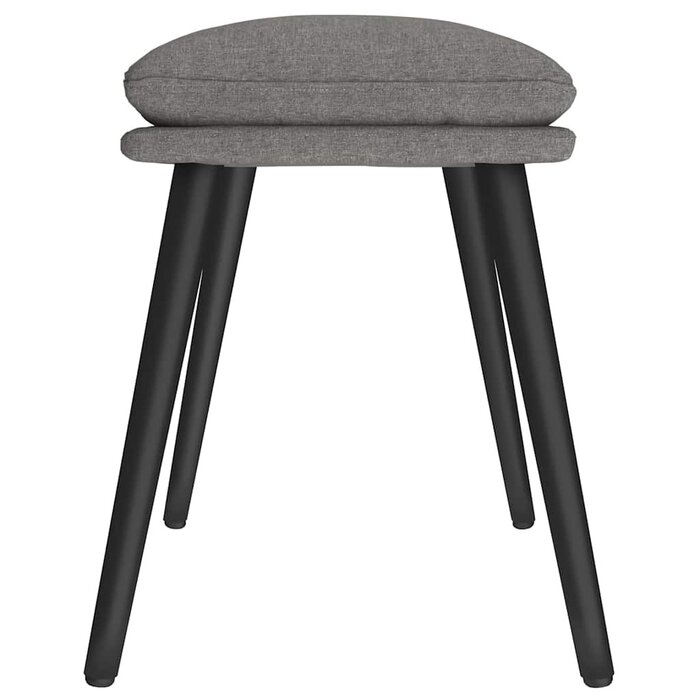 Vidaxl Fußhocker in Hellgrau 45x29,5x35 cm - 32% Rabatt