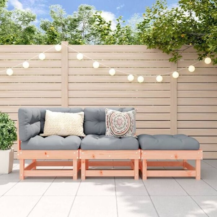 Vidaxl 3-tlg. Garten-Loungeset Douglasienholz - 35% Rabatt