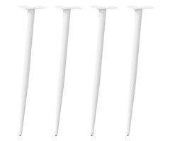 Vidaxl Konische Konsolentischbeine Weiß 72-73 cm, 4er-Set - 39% Rabatt