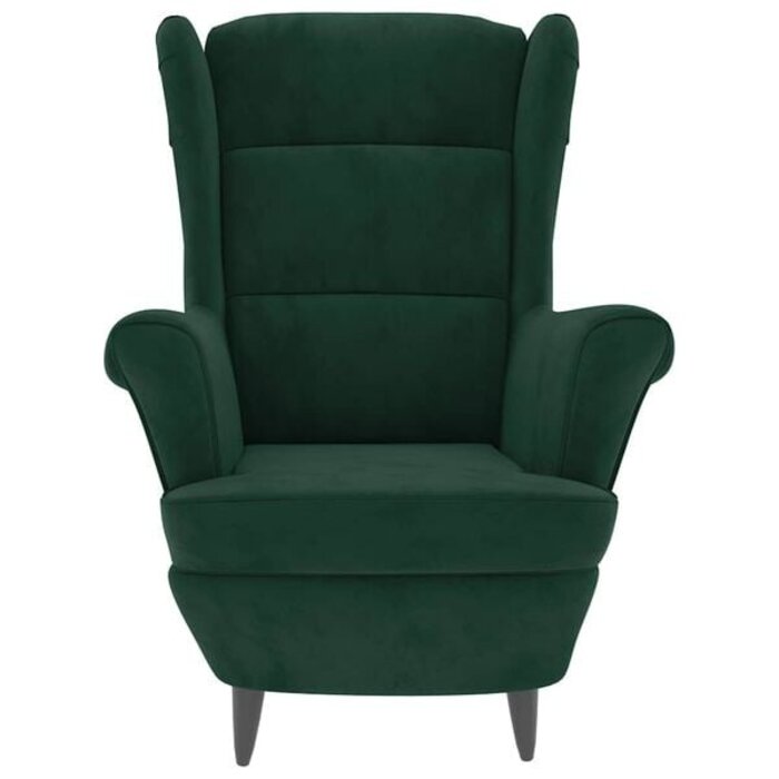 Vidaxl Samt-Sessel in Dunkelgrün - 74 x 84 x 100 cm - 35% Rabatt