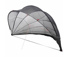 Vidaxl Poolkuppel 592 x 590 x 275 cm Schwarz - 41% Rabatt