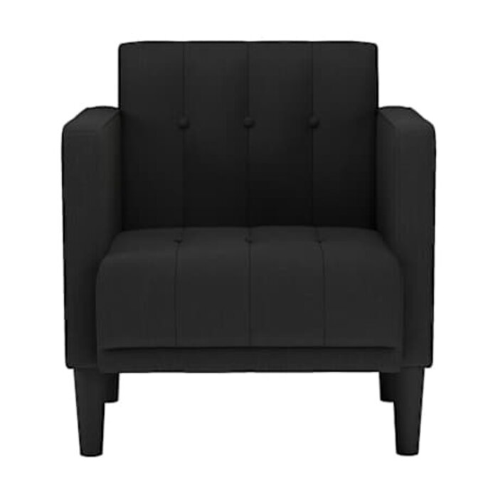 Vidaxl Sessel mit Armlehnen Schwarz 53 cm Stoff - 34% Rabatt