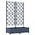 2er Set Pflanzkübel mit Rankhilfe, 80x40x125,5 cm, Grau - 33% Rabatt