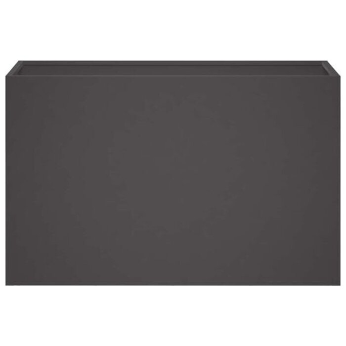 Vidaxl 2er-Set Pflanzkübel Schwarz 80x30x50 cm aus Stahl - 34% Rabatt
