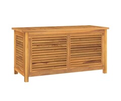 Vidaxl Gartenbox aus massivem Teakholz 114x50x58 cm - 35% Rabatt