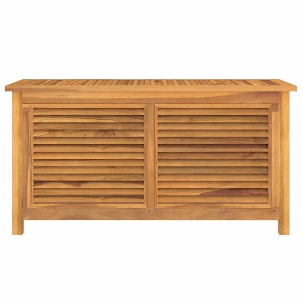 Vidaxl Gartenbox aus massivem Teakholz 114x50x58 cm - 35% Rabatt