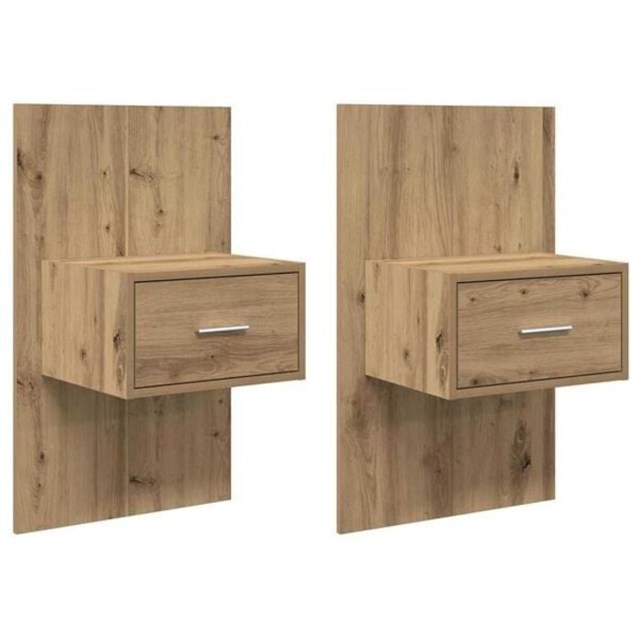 Vidaxl Wandschrank 2er-Set in Eichenoptik 48,5x32,5x80cm - 34% Rabatt
