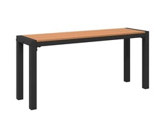 Vidaxl Moderne Stahl-Gartenbank 100cm, Braun - 35% Rabatt