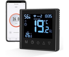 Smarter WLAN Thermostat Unterputz Schwarz - 37% Rabatt