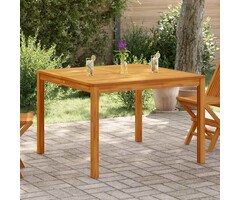 Vidaxl Gartentisch 110x110 cm aus massivem Akazienholz - 35% Rabatt