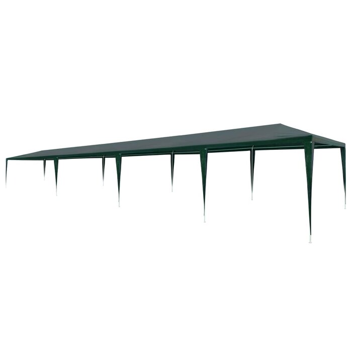 Vidaxl Großes Partyzelt 3x12m Stahl grün - 35% Rabatt - Gartenpavillon
