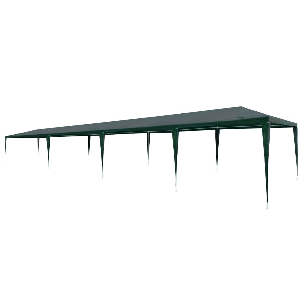Vidaxl Großes Partyzelt 3x12m Stahl grün - 35% Rabatt - Gartenpavillon