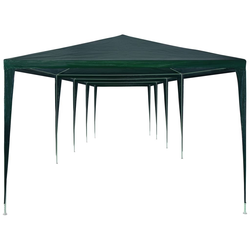 Vidaxl Großes Partyzelt 3x12m Stahl grün - 35% Rabatt - Gartenpavillon