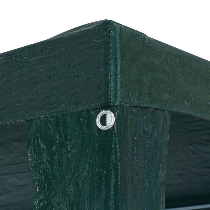Vidaxl Großes Partyzelt 3x12m Stahl grün - 35% Rabatt - Gartenpavillon