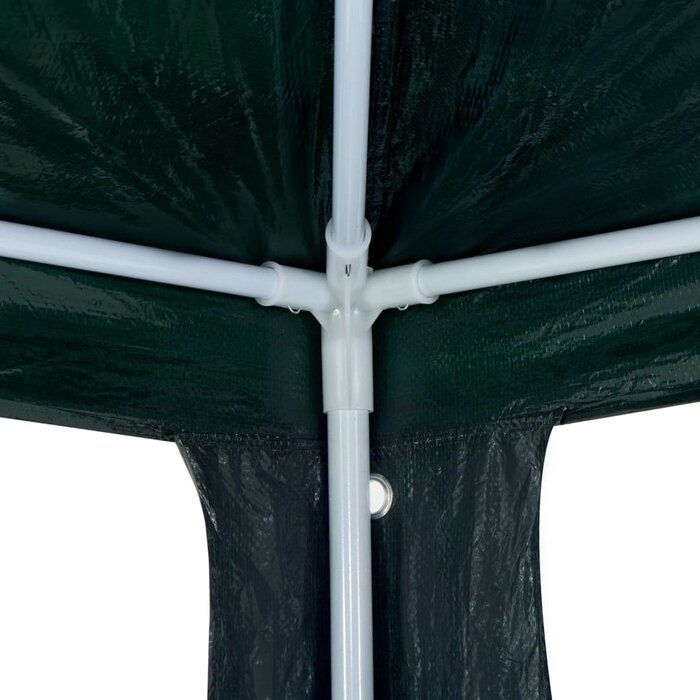 Vidaxl Großes Partyzelt 3x12m Stahl grün - 35% Rabatt - Gartenpavillon