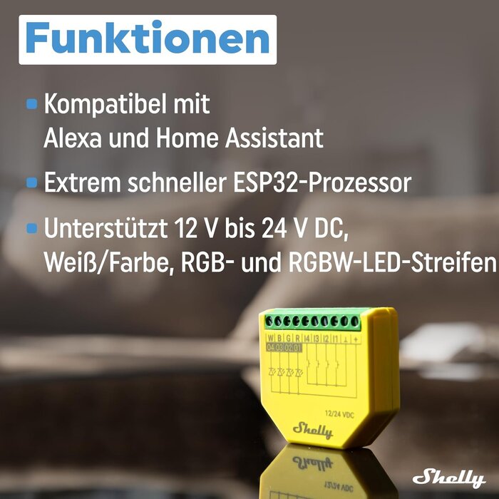 WLAN LED-Controller für RGBW-Streifen mit Leistungsmesser - 30% Rabatt